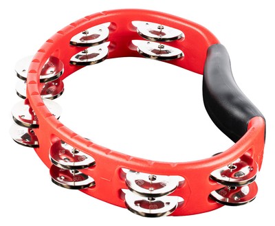 Rotes HTMT1R Headliner Hand Held Tambourine von Meinl Percussion in Nieren-Form