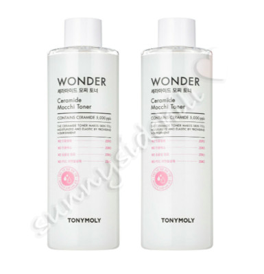 Tonymoly Tony Moly Wonder Ceramide Mocchi Toner 500ml x 2pcs  Sale!!