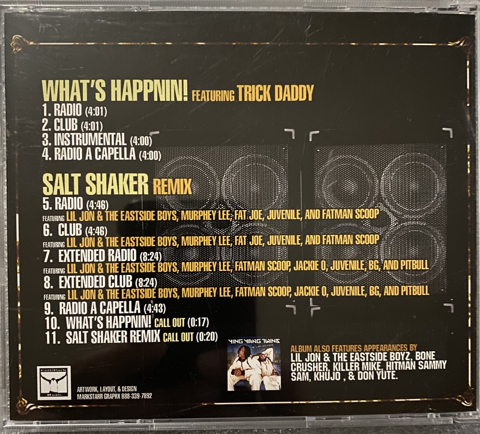 Ying Yang Twins What’s Happenin CD Single Feat Trick Daddy Salt Shaker Remix eBay