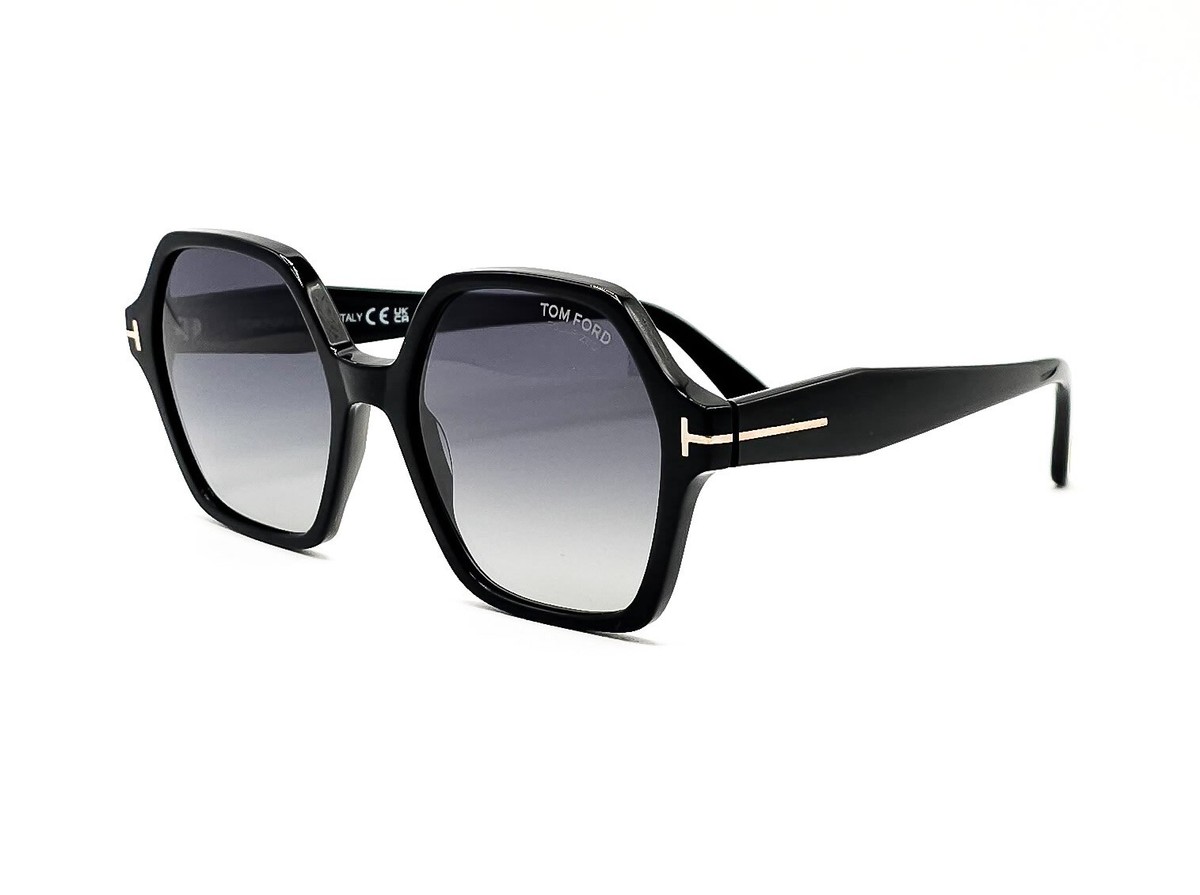 TOM FORD TF1032 ECO Sunglasses 01D Black /Gray Gradient  display picture 2
