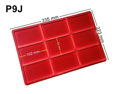 Red Tray Protection Display Coin Coins Medals Medal Transparent Cover Many Types - Picture 43 of 50