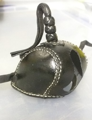Neuf Fauconnerie Hollandais Capuche (Marron Foncé/Rouge ) Avec Paon