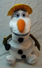 Walt Disney Frozen TALKING MOVING OLAF SNOWMAN 12" Plush STUFFED ANIMAL Toy