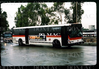 RTD. Grumman Bus #7729. El Monte CA. Original Slide 1984.