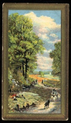 Tabakkarte, Millhoff, De Reszke, gefeierte Ölgemälde, 1928, Maisfeld, #5