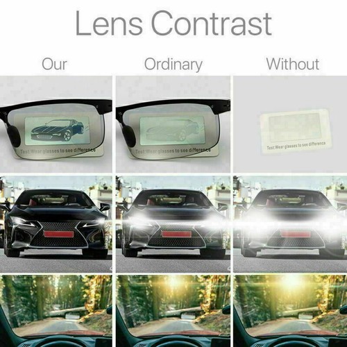 Polarized Photochromic Sunglasses UV400 Driving Fishing Lens Clip On Eyewear UK - Picture 8 of 12