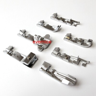7 Fuß Set für Viking Huskylock S15 Pfaff Hobbylock 2.0, 4762, Coverlock 4772