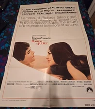 ROMEO AND JULIET - ORIGINAL FOLDED POSTER - 1973 RE-RELEASE