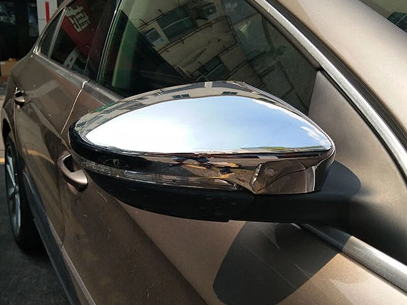 Vere Calotte Coperture Specchietti CROMATI Passat B7 2011-2014 - NO Park Assist - Immagine 2 di 4