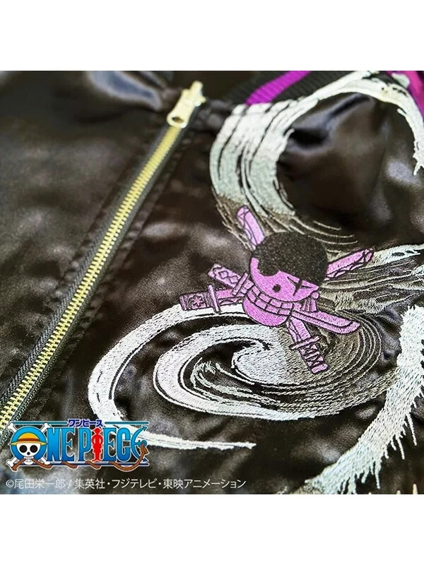 XL size ONE PIECE Roronoa Zoro reversible Sukajan Jacket | eBay