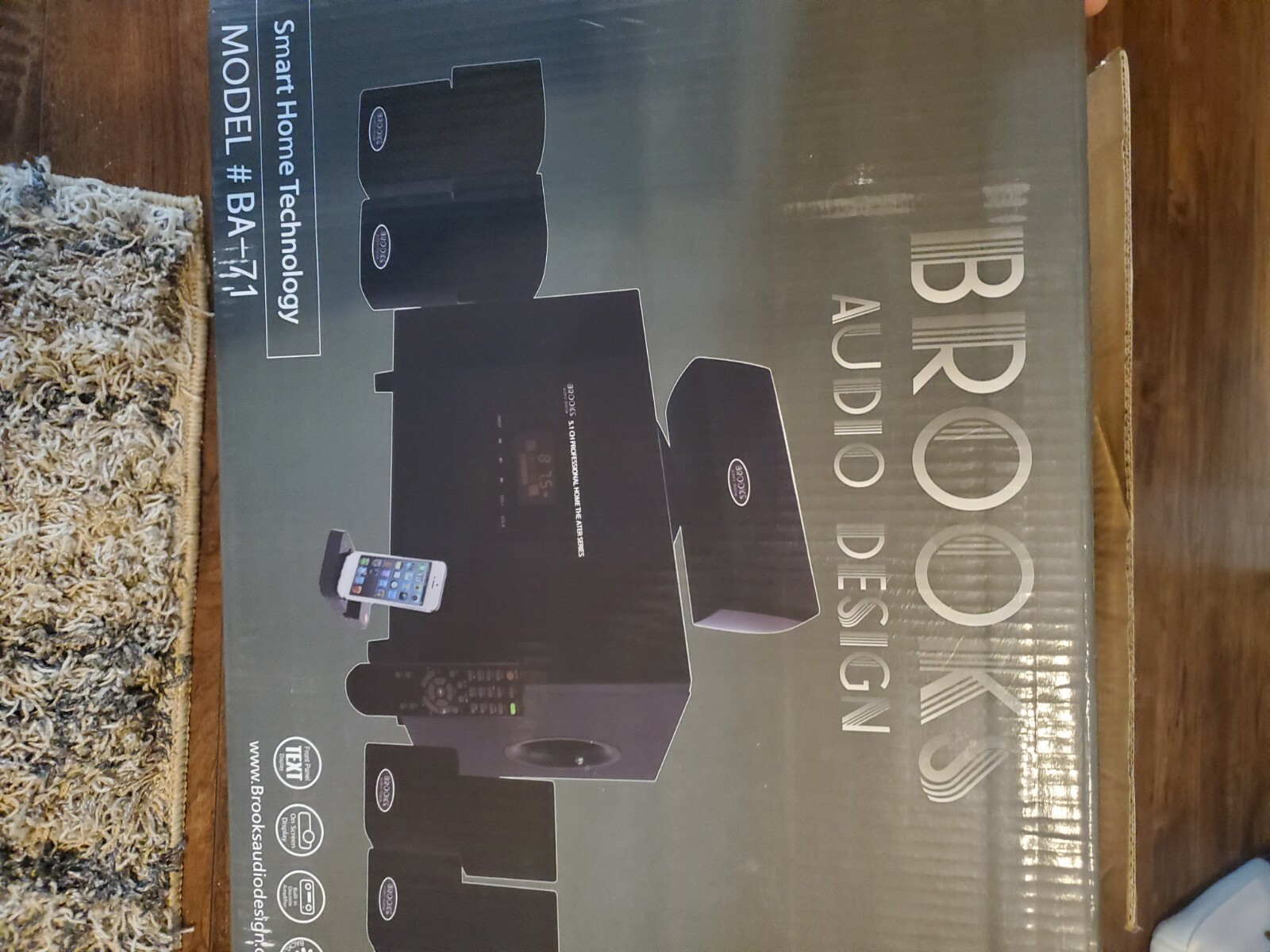 brooks audio design BA71 home theater system new in the box. Never