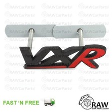 Black Red Metal Bolt Clamp On VXR Front Grill Badge for Vauxhall Astra Corsa