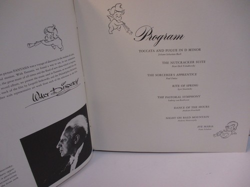 2469: Leopold Stokowski "Walt Disney's Fantasia 3LP w/Book Insert" Disneyland - Picture 4 of 7