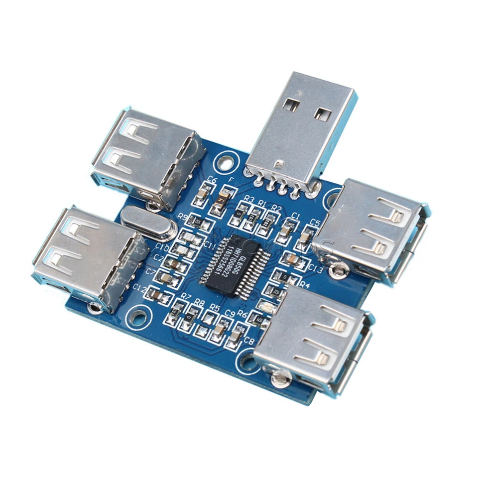 1PCS 5V USB HUB USB2.0 Hub Concentrator 4-Female USB Expansion Module Newest - Image 2 of 4