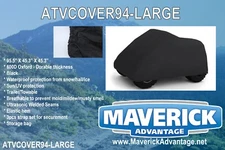 ATV Cover, LARGE, fits 95.5"x45.3"x45.3", Water proof w elastic bottom-Maverick