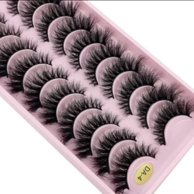 MilyBest Lashes False Eyelashes 30 Pairs 20mm Cat Eye Faux Mink Lashes Fluffy