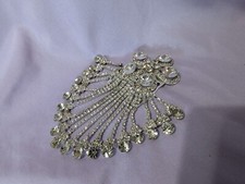 Bridal Rhinestone Hair Comb Veil damaged see pictures 