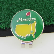 1 Set Golf Marker Convenient Fine Workmanship Magnetic Golf Cap Clip Solid