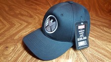 MARVEL SHIELD LOGO CAP - Black Adjustable Hat...