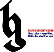 Brantley Gilbert BG Singer Graphic Die Cut decal sticker Car Truck Boat Wall 7"