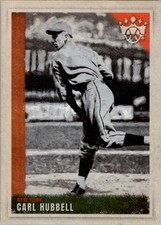 Carl Hubbell 2022 Panini Diamond Kings #15 New York Giants HOF Baseball Card