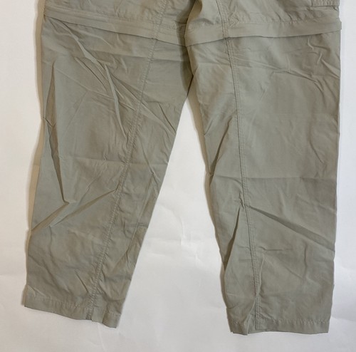 Columbia Pants Women's Large Beige GRT Convertible Omni-Dry UPF Hiking NEW - Picture 9 of 13