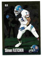 SIMON FLETCHER 1994 SCORE GOLD ZONE CARD NEAR MINT+ CONDITION