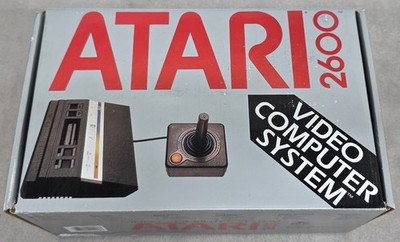 Atari 2600 JR Neue Heimkonsole PAL Schwarz RF