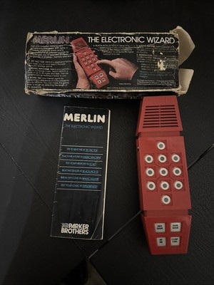 1978 Merlin 3200 Electronic Wizard Parker Working Tested With Box And Manual