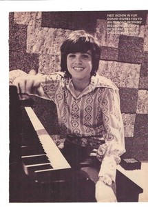 Donny Osmond At Keyboard 1970's Magazine Cut out
