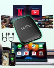 5-in-1 Wireless Carplay Adapter with Netflix YouTube TF Card, Andro... Fast Ship