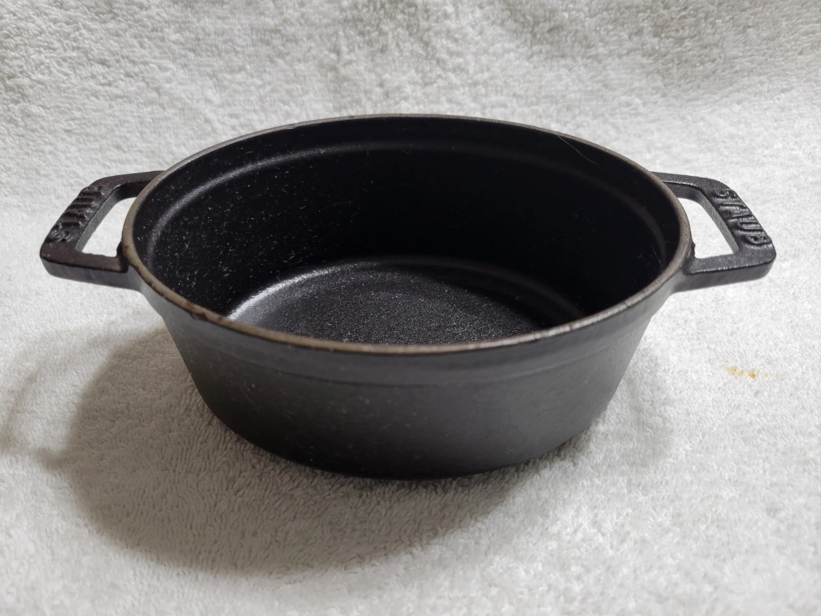 Vintage Staub Oval Cocotte 2 Black
