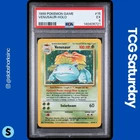 1999 POKEMON BASE SET UNLIMITED #15/102 VENUSAUR HOLO RARE PSA 5