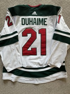 Brandon Duhaime Minnesota Wild Game Worn Jersey 2021-22 Set 4