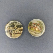 Air Base Tropical Location Cuba?  1 1/4" Button Pinback Boy Baltimore Maryland