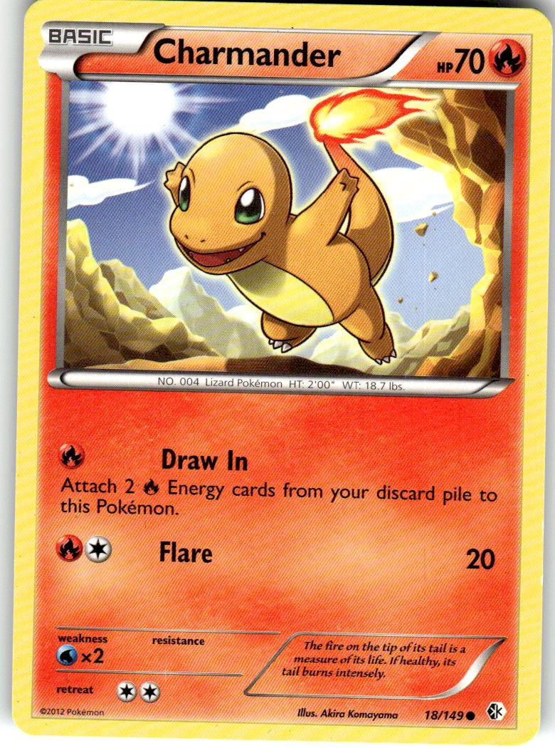 Charmander Common Boundaries Crossed 18/149 LP
