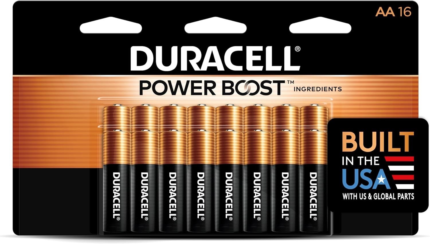 NEW SEALED - Duracell Coppertop AA Batteries 16 Count