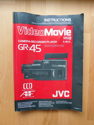 JVC - Camera/Recorder/Player GR-45- Gebrauchsanweisung