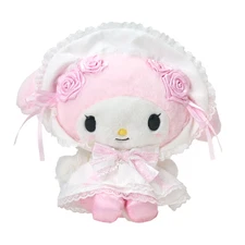 Sanrio Plush doll My Melody WHITE FRILL Japan NEW