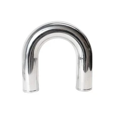 OD 4" (102mm), Leg Length 8" (203mm) 180 Degree Elbow Pipe, 4 Inch Aluminum U...