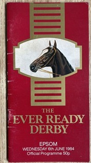 Epsom Derby Race Card 1984 Secreto El Gran Senor Claude Monet Alphabatim.