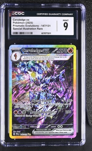 Ceruledge ex graded CGC 9 for sale on eBay