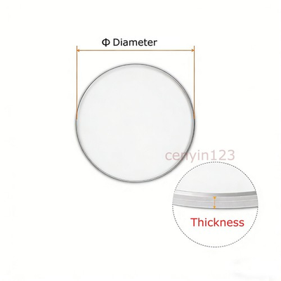#ad Sapphire Watch Crystal Lens 15 42mm Round Flat Glass Replacement For Watch $24.99