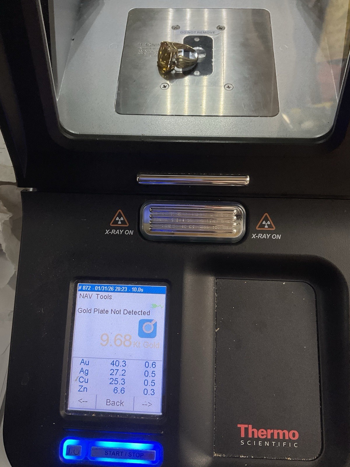 COCKTAIL Ring Solid 12K Yellow Gold Checkerboard … - image 22