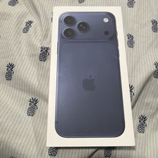 iPhone 17 Pro Max Box Only Deep Blue 256GB Original Apple Packaging