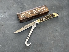 Folding Knife Classic Hoof Trapper Vintage Style Hook Blade Sharp 