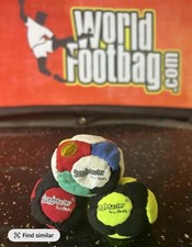 Hacky Sack - The Original Footbag 3 PACK IN HAND ANDY LINDER SPECIAL EDITION
