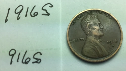 1916 S ; Wheat Penny in Good condition