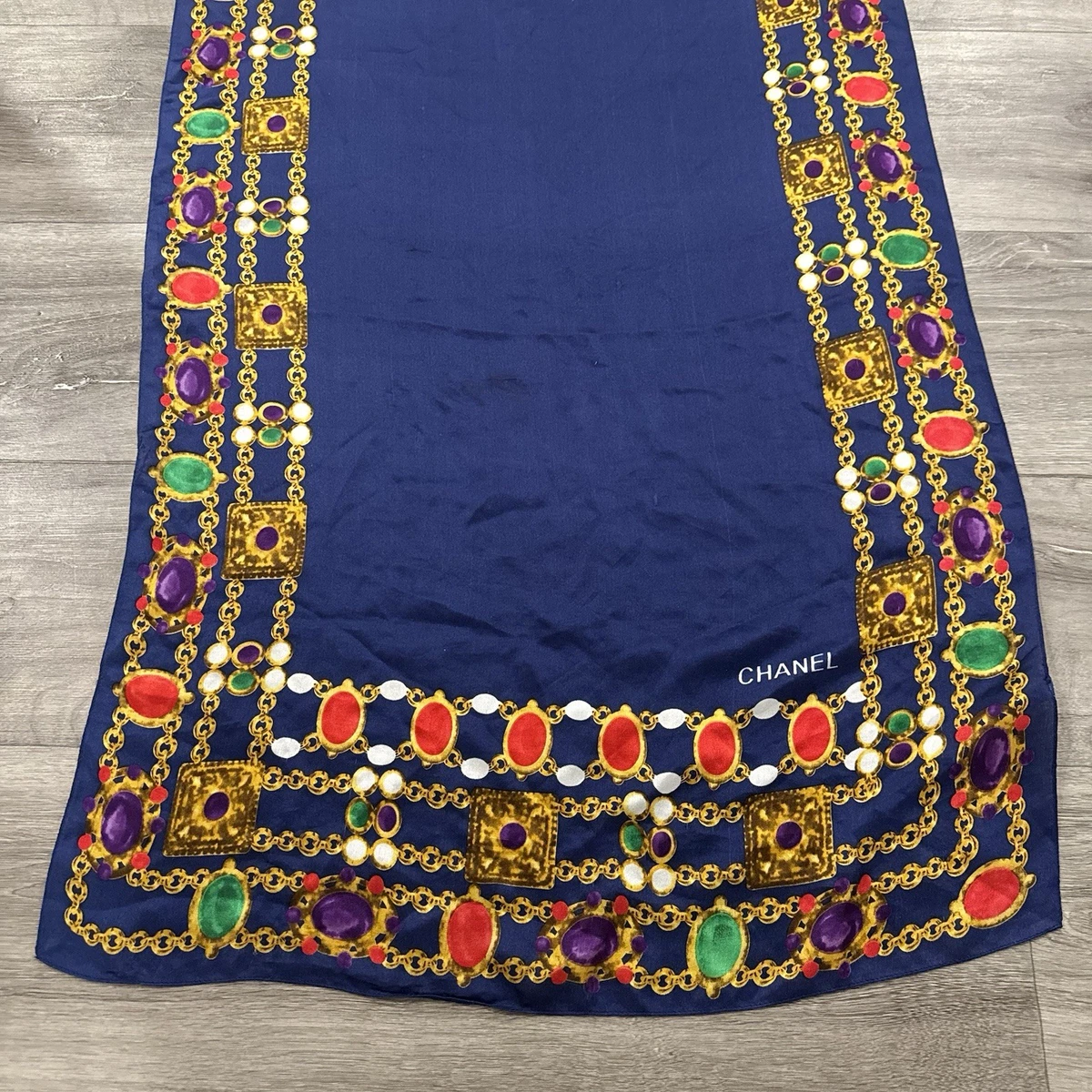 CHANEL Fall Scarves & Wraps Blue for Women for sale | eBay