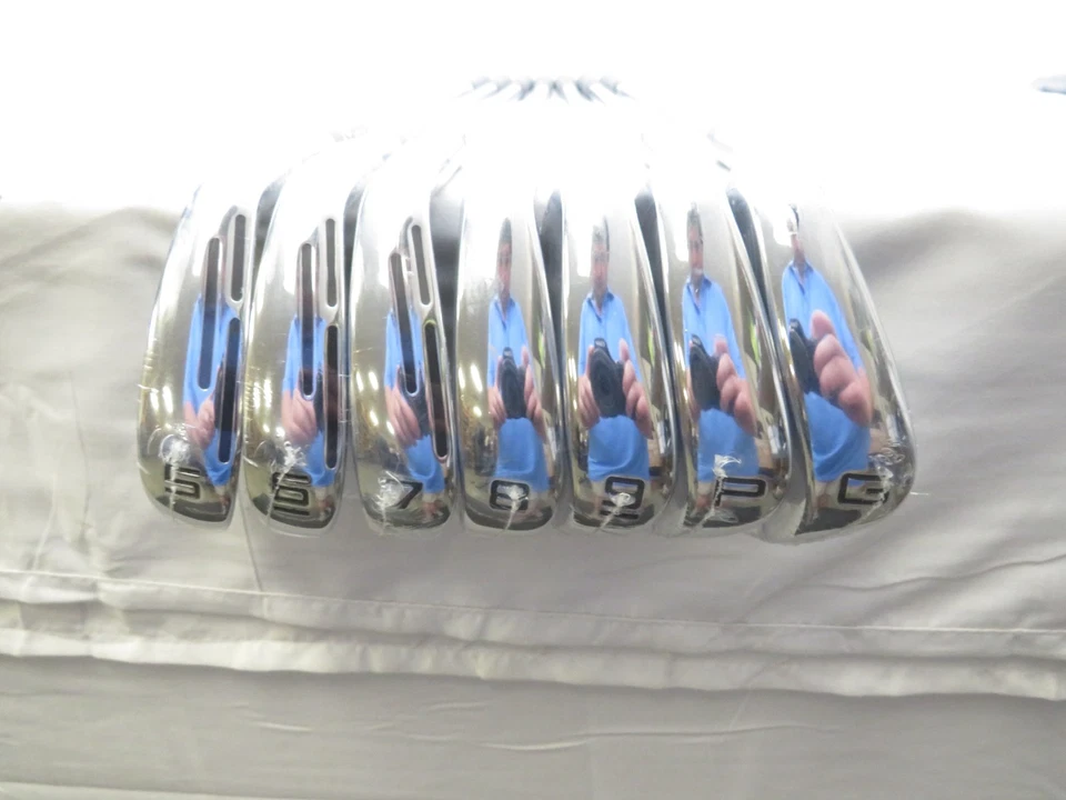 New LH Wilson Staff Dynapwr Iron Set 5-PW,GW KBS Tour Lite Stiff Flex Steel** - Image 2 of 4